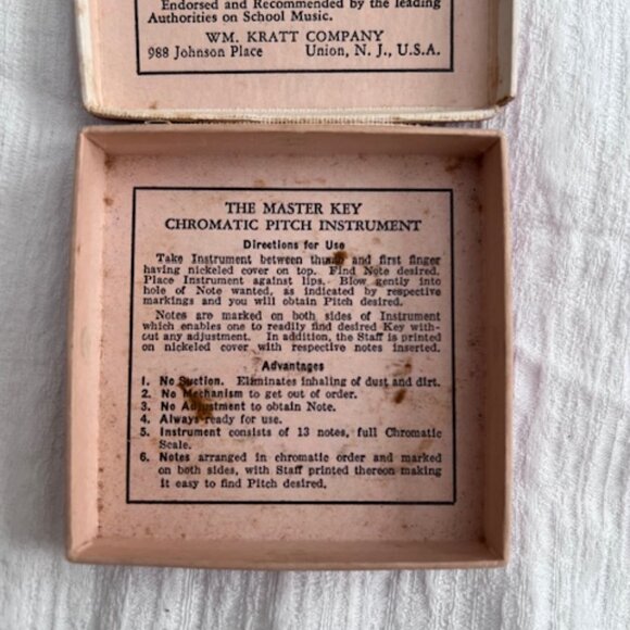 Master Key A-440 Chromatic Pitch Instrument Vintage - Picture 6 of 6